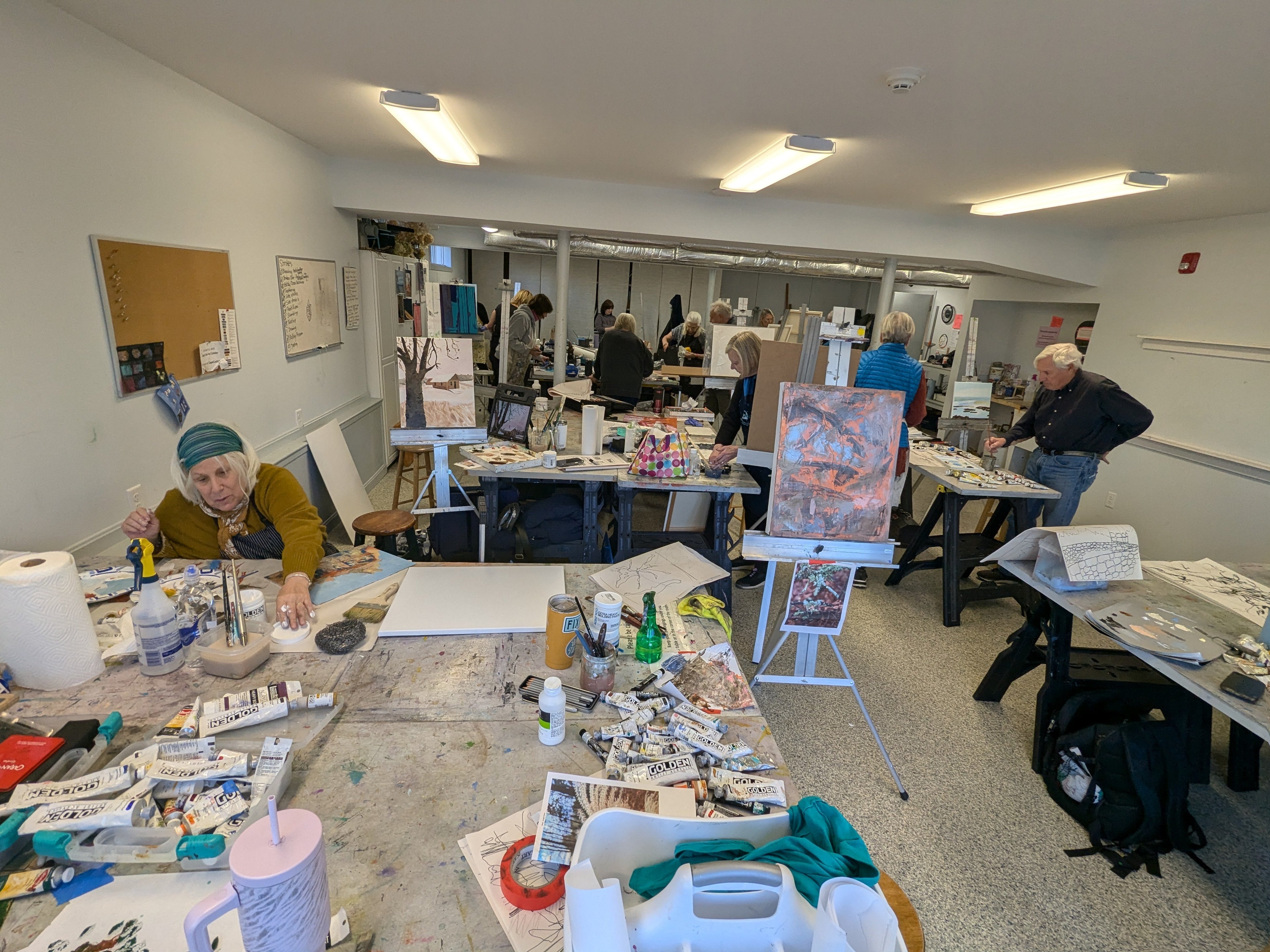 Finding My Tribe: Painting with Ed Chesnovich’s Groovy Painting Tribe