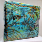 Turquise Om :  Meditation Icon