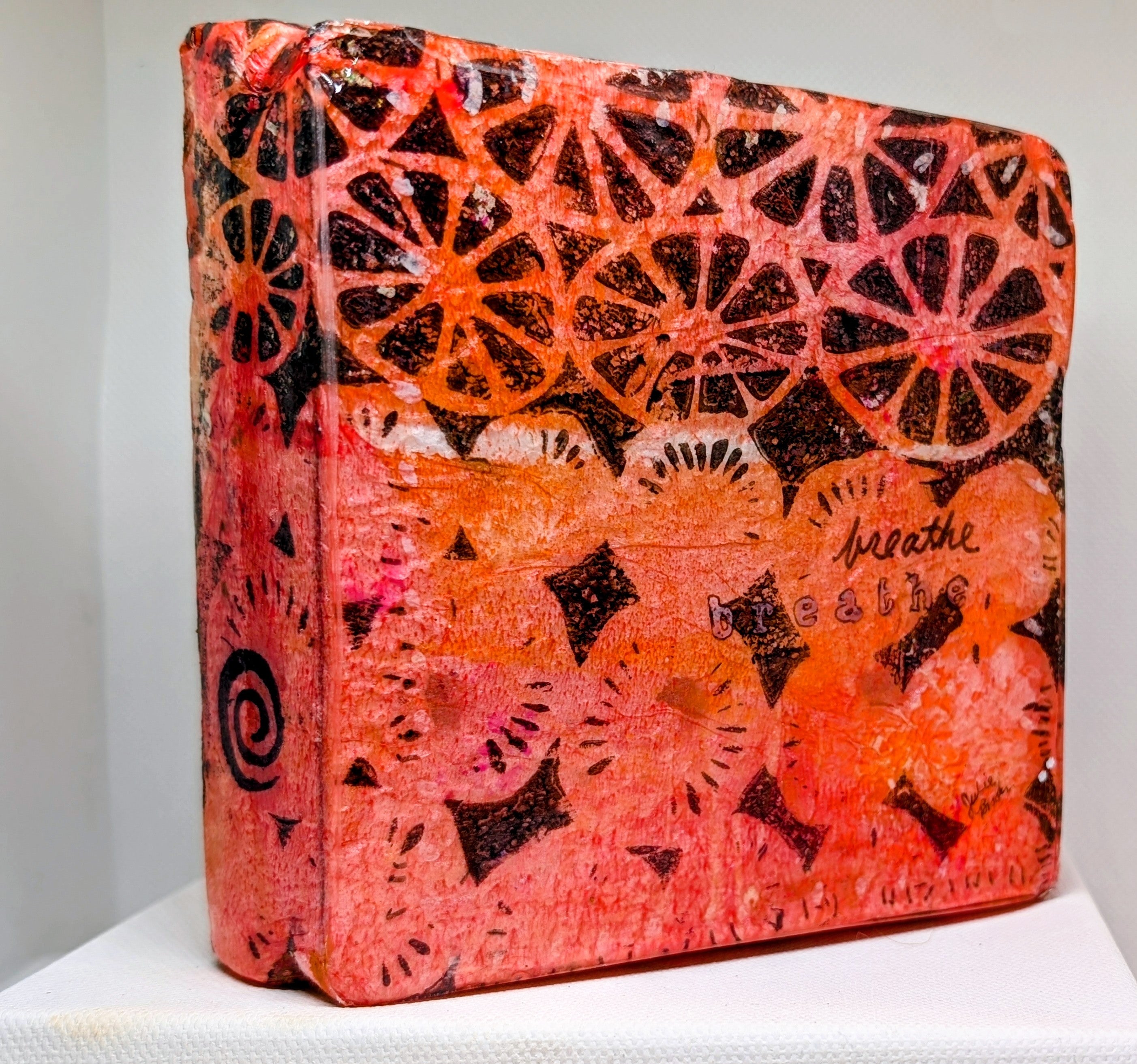 Breathe Orange :  Meditation Icon